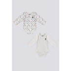 ERKEK BEBEK 2'Lİ UZUN KOLLU BODY SETİ