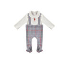 Gri Melanj Kadife Bebek Tulum