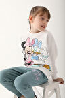 Minnie Mouse D4815-3 Çocuk  Krem Eşofman Takımı
