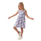 Çiçekli Penye Elbise RP3409-3