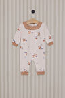 Us Polo Kız Bebek Tulum USB2116 Açık Bej