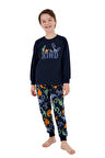 Rolypoly Erkek Çocuk Lacivert Pijama Takımı 3660-2 