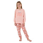 RolyPoly RP3708-2 Kız Çocuk Kışlık İkili Pijama Takım