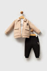 U.S. Polo Assn Erkek Bebek 3'lü Takım Bej