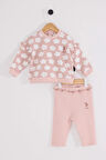 U.S. Polo Assn Kız Bebek 2'lü Takım Pudra