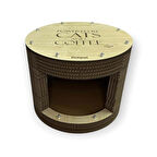 Fancy Paws Sehpa Karton Kedi Evi Tırmalama 40x40x33cm