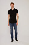 Basıc Slım Fit Kısa Kollu Siyah t-shirt