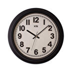 Auris Duvar Saati - Siyah