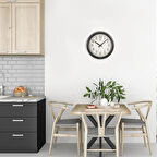 Beta Duvar Saati - Siyah