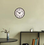 Simplex Duvar Saati | Siyah