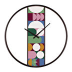 Demre Renkli Modern Duvar Saati