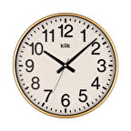 Klik Simplex Gold Minimalist Duvar Saati