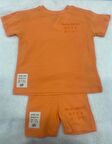 Moi Noi 2li Takım Şortlu Basic Turuncu