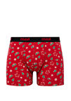 Mavi Yılbaşı Temalı Kırmızı Boxer 0911251-32421