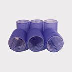 Croc 1215 Büyük Boy Bigudi 6Lı Cırtlı - Yapışkanlı Bigudi Mor Çap: 4.5cm