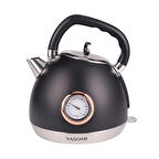 Yasomi YK-880NTSL Retro Isıtıcı Kettle Siyah