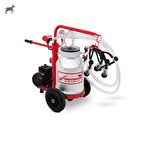 Tamam Ecomini İkili Keçi Süt Sağma Makinesi (Alüminyum Güğüm-Kauçuk Memelik) (Kuru Pompa)