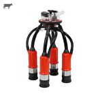 Melasty Süt Sağma Makinesi 240 cc Sağım Demeti (Kırmızı Plastik Kılıflı)