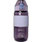 TKK 500 ml Eflatun Sİlikon Pipetli Tritan Suluk Matara