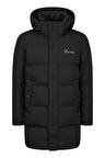 2AS Andome Men Down Siyah Parka Erkek Siyah Uzun Mont 2ASADPMCNFW23