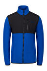 2AS Cliff Erkek Parçalı İnce Polar Sweatshirt Mavi