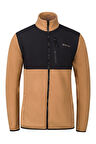 2AS Cliff Erkek Parçalı İnce Polar Sweatshirt Camel 