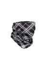 2AS Plaid Black Bandana