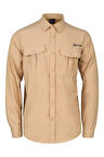 2AS Gear Erkek Gömlek Açık Kahve