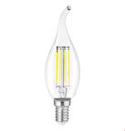 Heka Led Filament Rustik Ampul Kıvrık Uç  6W E14 6500K Beyaz Işık ERD-94