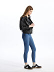 LCW Jeans Indigo Jüpiter Süper Skinny Fit Kadın Jean Pantolon