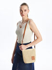 LCW ACCESSORIES KAHVERENGİ Kadın Hasır Omuz Çantası