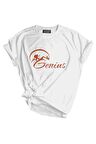 Store Unisex Baskılı Tişört Outdoor Sport T-shirt GENIUS BEYAZ