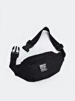 LCW ACCESSORIES SİYAH Yazı Baskılı Erkek Çocuk Göğüs Çantası