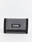 LCW ACCESSORIES Gri Baskılı Erkek Çocuk Cüzdan