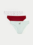 LCW Young Ekru Desenli Bikini Külot 3'lü Paket