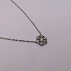 AgaKulche Gümüş Kar Tanesi Hayalet Kolye