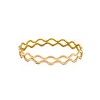 AgaKulche 20 gr 22 Ayar 2'li Zikzak Altın Bilezik