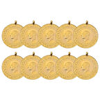 AgaKulche Yeni 10 Adet Tam Altın