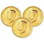 AgaKulche Eski 3 Adet Ata Tam Altın