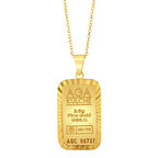 AgaKulche 2.5 gr Kalemli Altın Külçe Kolye