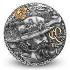 AgaKulche Don Kişot Altın Kaplama Gümüş Sikke Coin