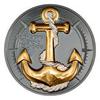 AgaKulche Sert Fırtına Altın Kaplama Gümüş Sikke Coin