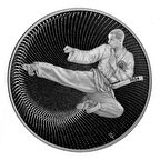 AgaKulche Dövüş Sanatları Gümüş Sikke Coin