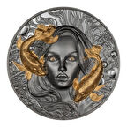 AgaKulche Su Tanrıçası Gümüş Sikke Coin