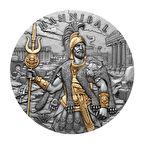 AgaKulche Hannibal Altın Kaplama Gümüş Sikke Coin