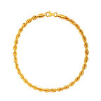 AgaKulche Halat 2,7 mm Altın Bileklik