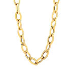 AgaKulche İçi Boş 7,9 mm Altın Zincir