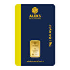 AgaKulche 5 gr 995 24 Ayar AMR Külçe Altın