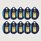 AgaKulche 24 Ayar 10 Adet 1 gr 995 AMR Külçe Altın