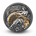 AgaKulche Fortuna Kader Tanrısı Gümüş Sikke Coin